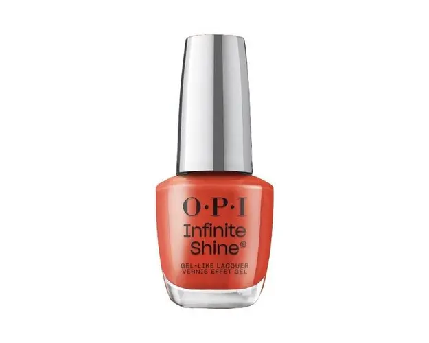 Lac de unghii cu efect de gel, Opi, IS Knock em Red, 15ml