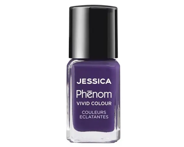Lac de Unghii - Jessica Phenom Vivid Colour 012 Grape Gatsby, 15ml