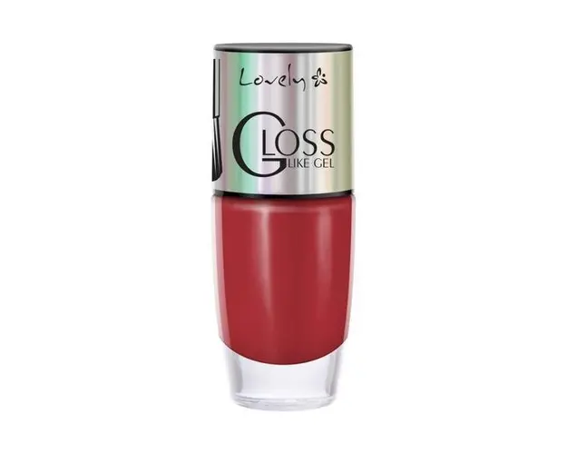 Lac de unghii Lovely Gloss Like Gel 434, Rosu, 8ml