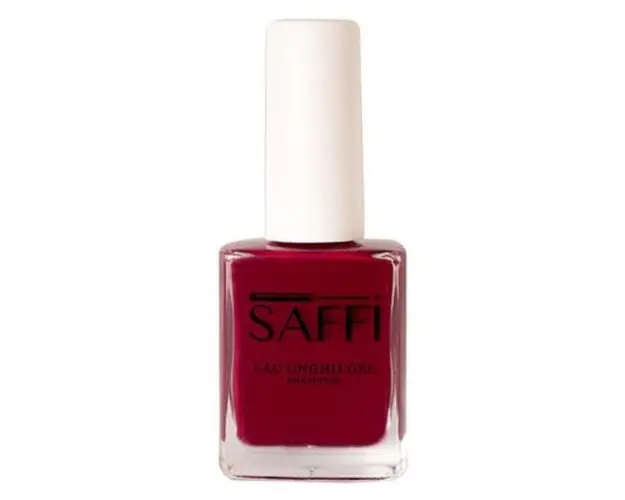 Lac de unghii rezistent fara lampa nr. 3 Burgundy Saffi, 10 ml