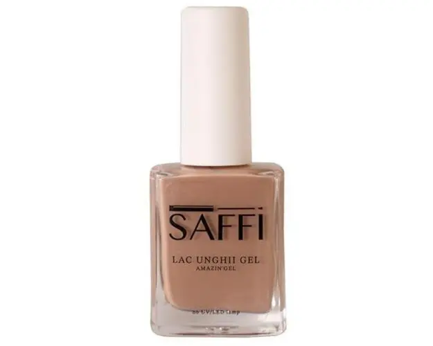 Lac de unghii rezistent fara lampa nr. 4 Beige Nude Saffi, 10 ml