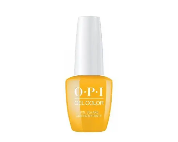 Lac de Unghii Semipermanent - OPI Gel Color LISBON Sun, Sea &amp; Sand in My Pants, 15 ml