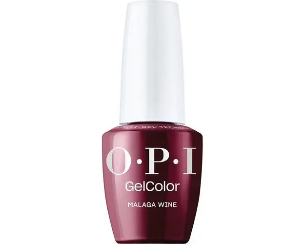 Lac de Unghii Semipermanent Vegan si Hema-Free - OPI Gel Color, nuanta Malaga Wine, 15 ml