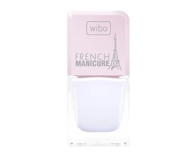 Lac de unghii Wibo, manichiura frantuzeasca nr.01, 8.5 ml