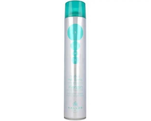 Lac Fixativ cu Keratina - Kallos KJMN Extra Strong Hold Hair Spray with Keratin 750ml