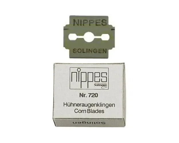 Lame rezerva pentru razator calcaie, Nippes Solingen, 720, 10 buc