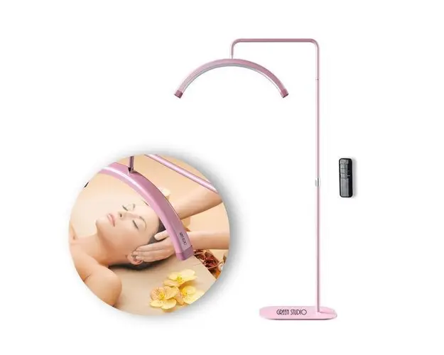 Lampa Led Cosmetica Semiluna Green Studio Pro - Roz