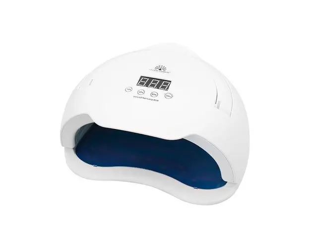 Lampa pentru uscat unghii Led/Uv L-1001, Global Fashion, 80W, display, timer, fund detasabil, culoare alba-white