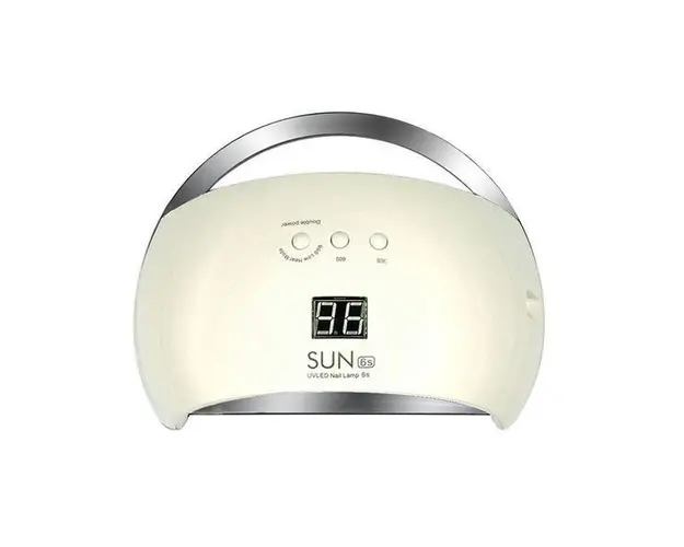 Lampa Unghii LED Unghii SunUv,21 Leduri SUN6 48W Dual UV LedProfesionala, 30s/60s/90s Timer LCD Display White, Perfect