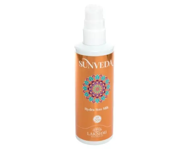 Lapte de Corp cu Protectie Solara - Lakshmi Sunveda Hydra Sun Milk SPF 50+, 150 ml