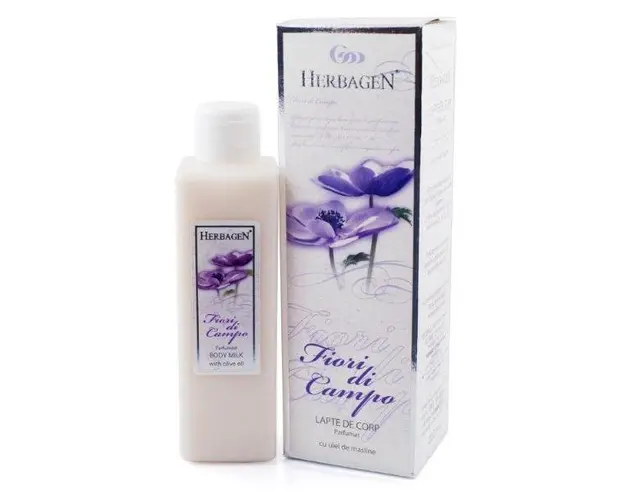 Lapte de Corp Parfumat cu Ulei de Masline Fiori di Campo Herbagen, 200ml