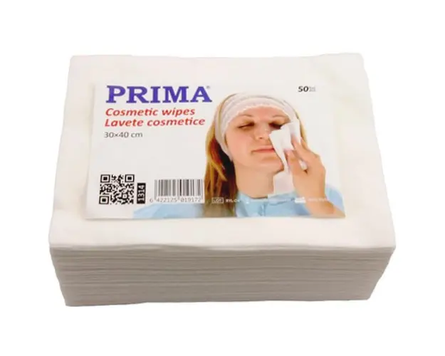 Lavete Cosmetice pentru Fata - Prima Cosmetic Wipes 50 buc