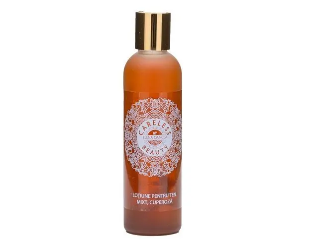 Lotiune tonica, Naturala 100% pentru ten mixt Careless Beauty, 130 ml