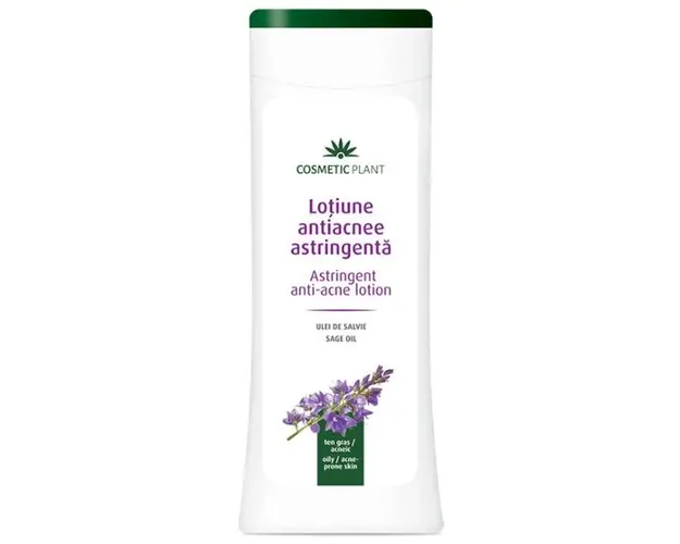 Lotiune Astringenta cu Ulei de Salvie pentru Tenul Acneic Cosmetic Plant, 200ml