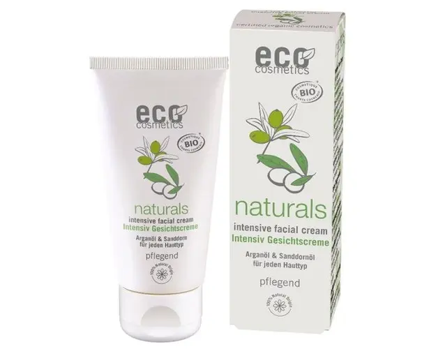 Lotiune Antirid Bio cu Ulei de Argan si Catina Eco Cosmetics, 50 ml
