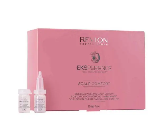 Lotiune Calmanta pentru Par - Revlon Professional Eksperience SOS Scalp Dermo Calm Lotion 12 x 7 ml