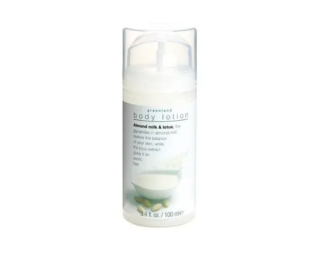 Lotiune corp, cu lapte din migdale si floare de lotus, Greenland, 100 ml