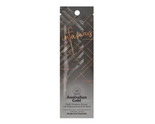 Lotiune de bronzat, Australian Gold, Infamous, 15ml