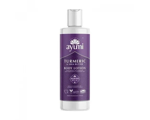 Lotiune de Corp cu Turmeric si Unt de Shea Ayumi, 250ml