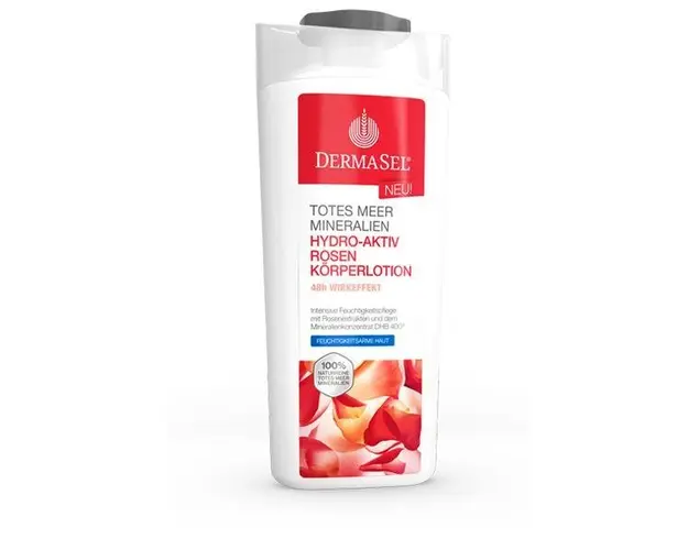 Lotiune de corp hidro-activa cu trandafir, Dermasel, 250 ml