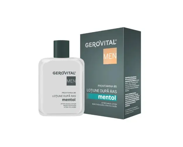 Lotiune dupa ras Mentol Gerovital Men, 100ml