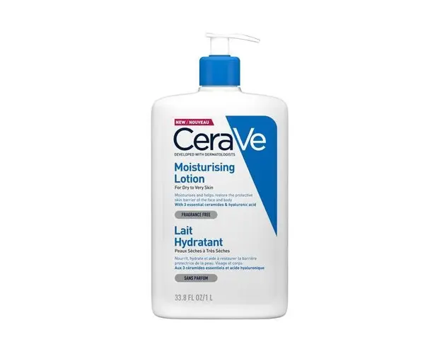 Lotiune hidratanta de fata si corp pentru piele uscata si foarte uscata, CeraVe, 1000 ml