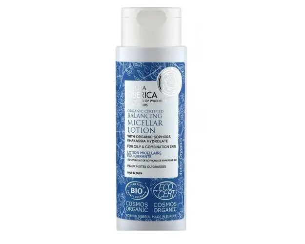 Lotiune Micelara Echilibranta pentru Ten Mixt sau Gras Natura Siberica, 150ml
