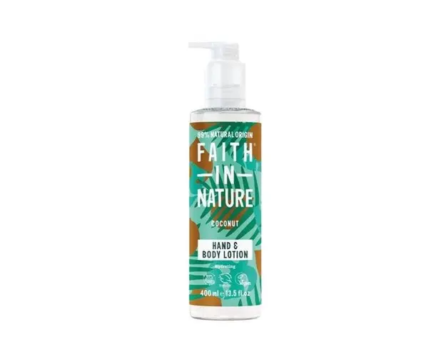 Lotiune pentru Maini si Corp cu Cocos - Faith in Nature Coconut Hand & Body Lotion, 400 ml