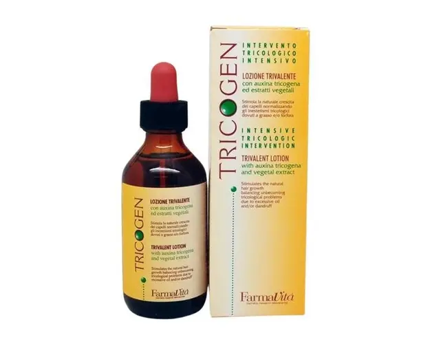 Lotiune Tratament Impotriva Matretii si Excesului de Sebum - Farmavita Tricogen Lozione Trivalente, 100 ml
