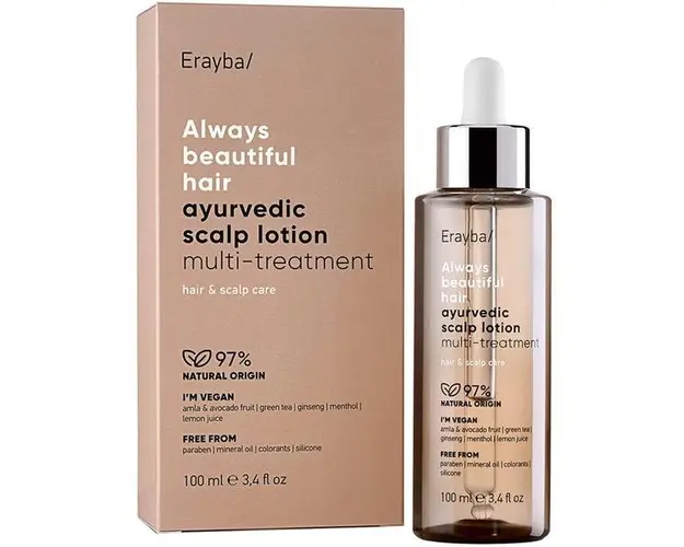 Lotiune Tratament pentru Ingrijirea Scalpului si Parului - Erayba/ ABH Ayurvedic Scalp Lotion, 100ml