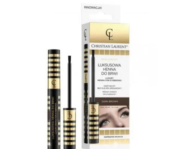 Machiaj Henna pentru sprancene, Christian Laurent, Luxury dark brown, 6 ml