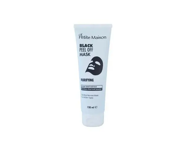 Masca de fata exfolianta, purificatoare Petite Maison Black,120 ml