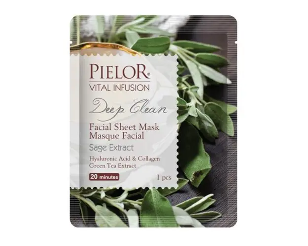 Masca de fata Pielor Vital Infusion Deep Clean, 25 ml