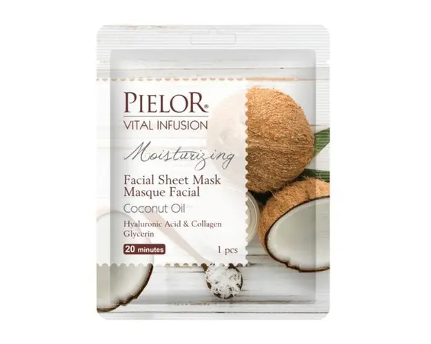 Masca de fata Pielor Vital Infusion Moisturizing, 25 ml