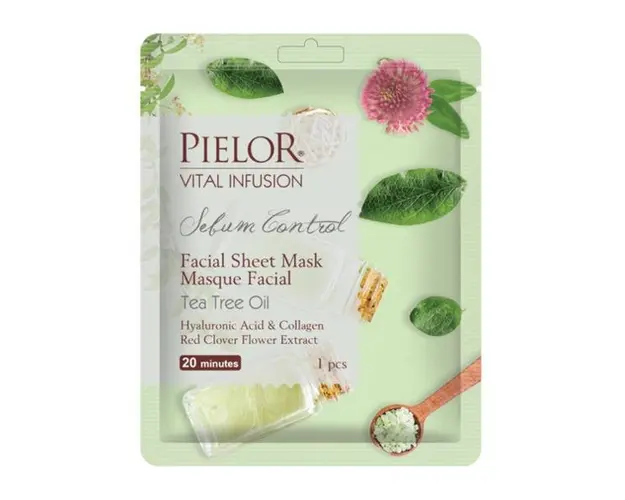 Masca de fata Pielor Vital Infusion Sebum Control, 25 ml