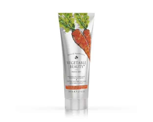 Masca de fata purificatoare cu extract de morcov Vegetable Beauty 200ml