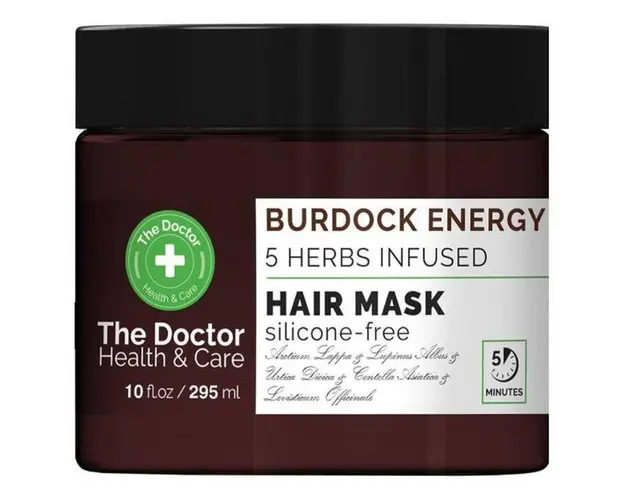 Masca Anticadere The Doctor Health &amp; Care - Burdock Energy 5 Herbs Infused, 295 ml