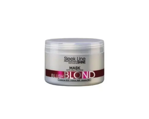 Masca Blond Blush Sleek Line - contine pigment neutralizant roz, 250ml