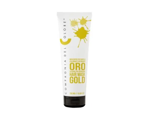 Masca Coloranta Nuantatoare Compagnia del Colore, nuanta Gold, 250 ml