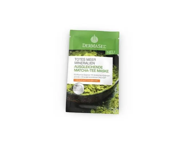 Masca de fata reechilibranta cu ceai Matcha, Dermasel, 12 ml