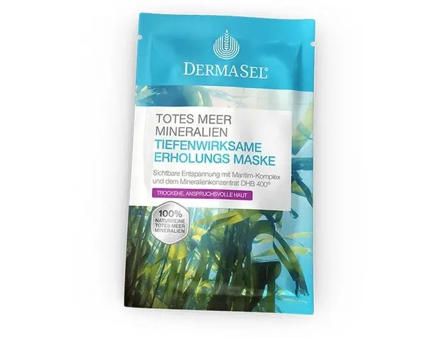 Masca de fata revitalizanta, cu alge, vitamina E, minerale, Dermasel, 12 ml