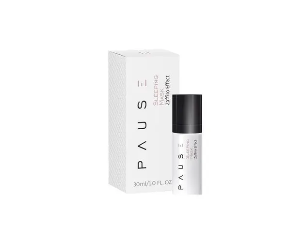 Masca de noapte pentru fata, Pause Zaffiro Effect, Barwa Cosmetics, 30 ml