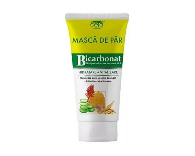 Masca de Par cu Bicarbonat - Ceta Sibiu Hidratare si Vitalizare, 150 ml