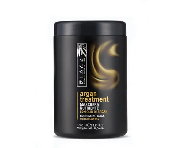 Masca de Par cu Ulei de Argan Hranitor - Black Professional Line Nourishing Hair Mask, 1000ml