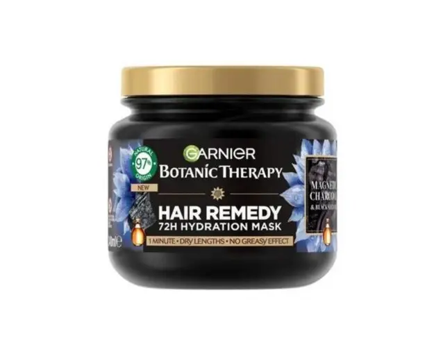 Masca de par Garnier Botanic Therapy Magnetic Charcoal &amp; Black Seed Oil, 340 ml