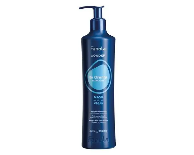 Masca de Par Impotriva Tonurilor de Portocaliu - Fanola Wonder No Orange Mask, 350 ml