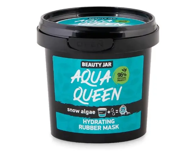 Masca Faciala Alginata Hidratanta cu Extract de Alge Aqua Queen Beauty Jar, 20 g