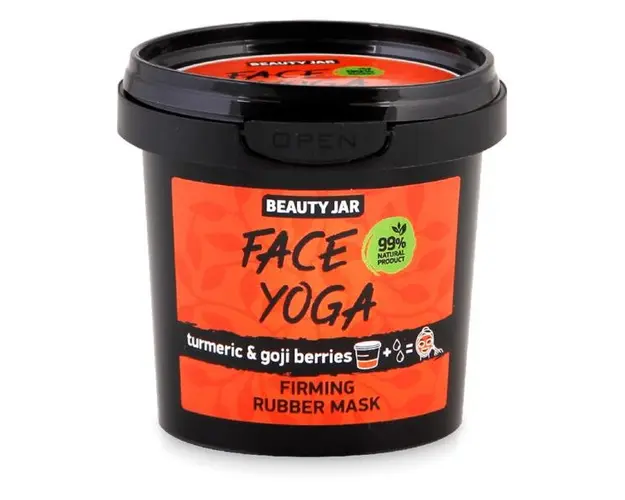 Masca Faciala Alginata pentru Fermitate cu Turmenic si Goji Face Yoga Beauty Jar, 20 g