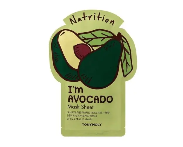 Masca Faciala Coreeana Nutritiva Tip Servetel cu Avocado - Tony Moly I&#039;m Avocado Mask Sheet Nutrition, 1 buc