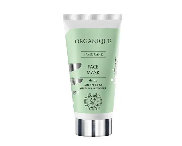 Masca faciala detoxifianta cu namol verde, Organique, 50 ml